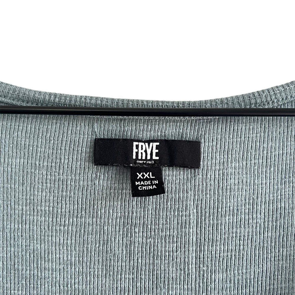 Frye Button Front Midi Dress Women's XXL Mixed Media Flowy Pockets Cottagecore - Picture 4 of 12